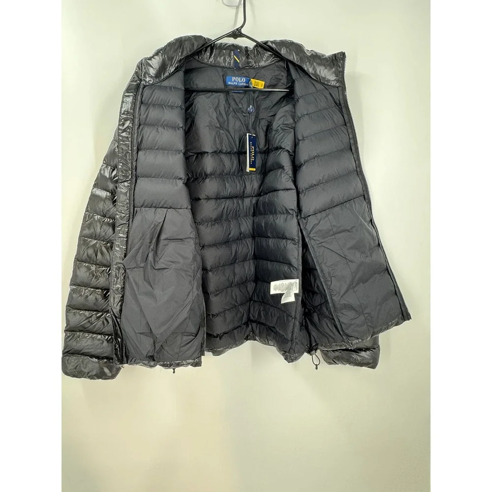 Polo Ralph Lauren Men's Black Insulated Nylon Puffer‎ Jacket Size XL Performance